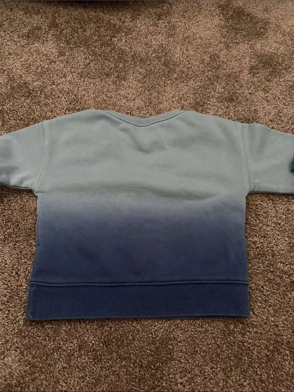 GAP Kids Blue Ombre Crewneck Sweatshirt size 18-24 months